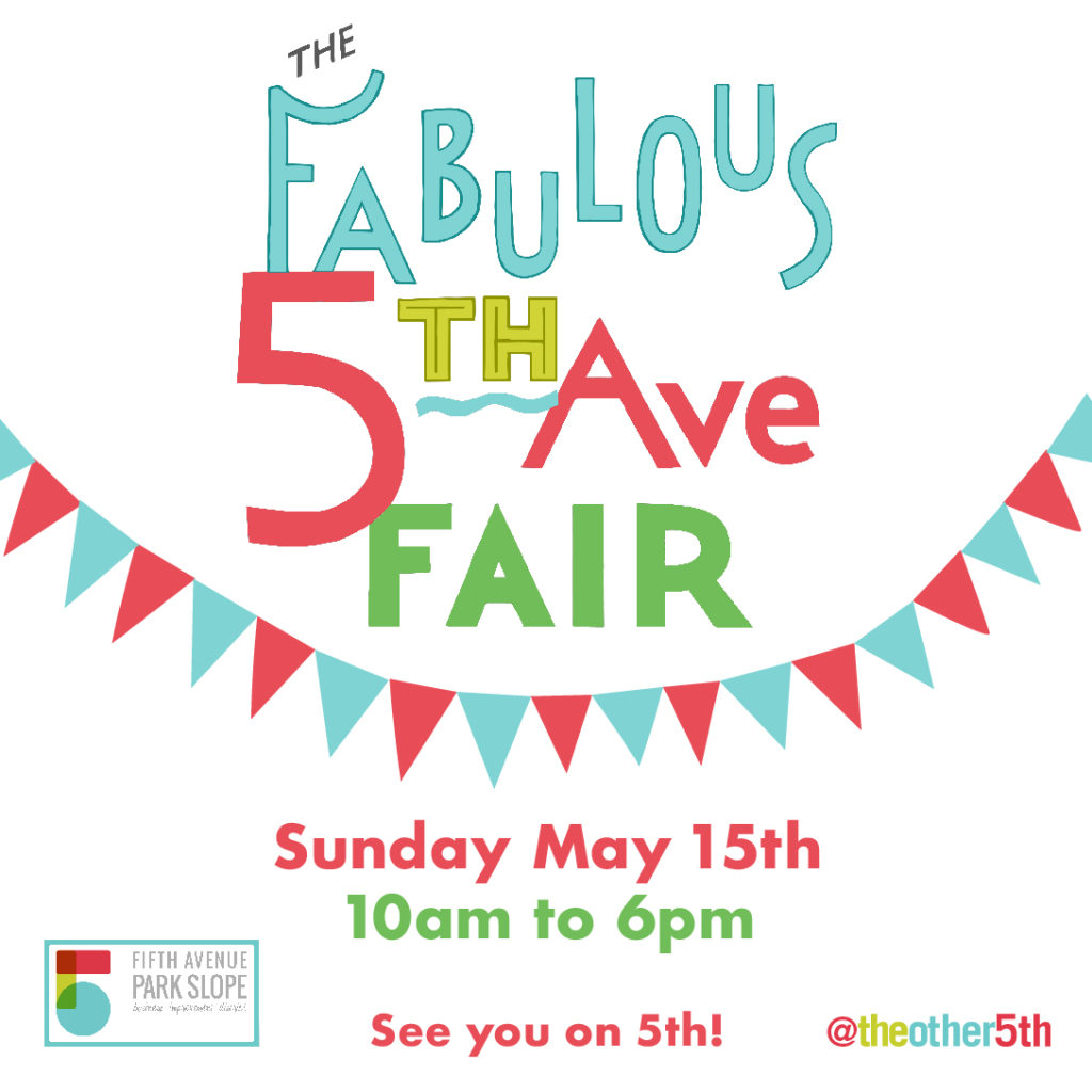 Flyer for the Fabulous 5th Ave Fair