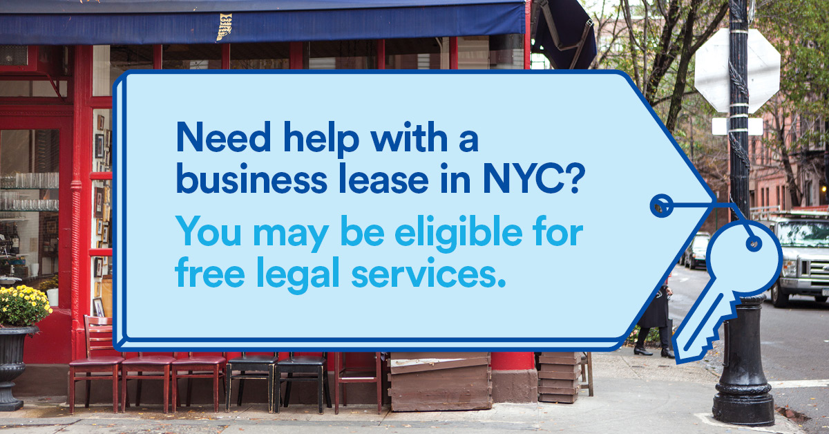 Need help with a business lease in NYC? You may be eligible for free legal services