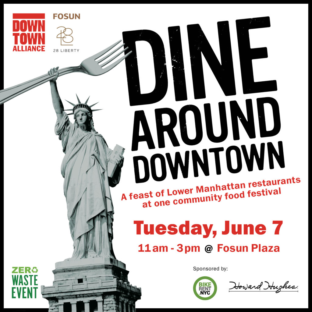 Flyer for Dine Around Downtown Community Food Festival