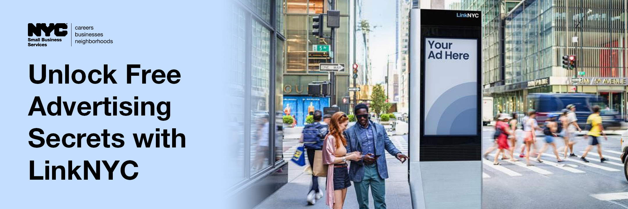Unlock free advertising secrets with LinkNYC